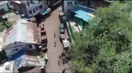 Drone use to Monitor amid COVID-19 in Bhopal Central India.