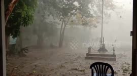 Golf ball-sized hail damages almost 100 homes in northern Thailand as summer storms hit