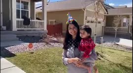 Adorable little boy and his doggy have socially distant birthday party amid COVID-19 crackdown in Colorado