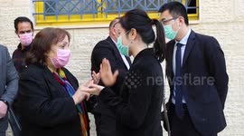 Medic supplies from China delivered to Palestine to curb coronavirus