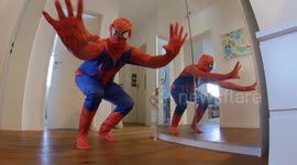 Spiderman in Home Office Corona Quarantine going crazy!! Part 1