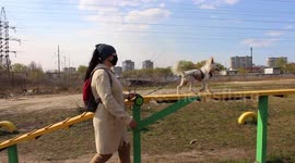 Coronavirus: family walk during quarantine