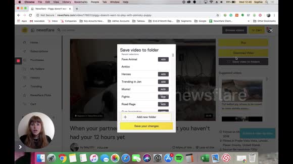 How to add videos to Folders!