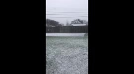 Snow storm in Nebraska