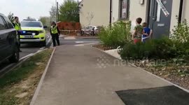 UK police officers visit little boy on his birthday after party cancelled due to COVID-19 lockdown