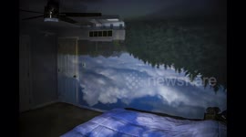 Day with the clouds in my room