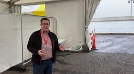 View inside makeshift coronavirus mortuary in UK that can hold up to 240 bodies