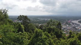 Beautiful Scenery From Khao Matsee Viewpoint In Chumphon