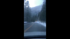 Cross country mountain drive