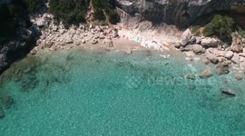 Drone sul mare in Sardegna