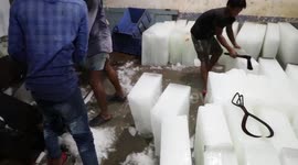 Big ice block crusher machine used for fishing industry