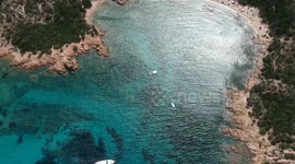Drone sul mare in ìSardegna