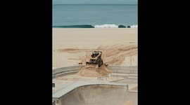 LA fills famous skate park with sand to enforce COVID-19 social distancing