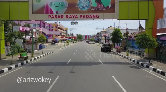 CENTRAL MARKET, PADANG CITY CLOSED IN SOCIAL LIMITATION OF BIG SCALE, DUE TO CORONAVIRUS