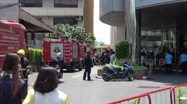 Hundreds evacuated after fire breaks out at RS Tower In Bangkok