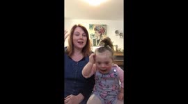 Sweet girl with Down Syndrome in UK learns sign language