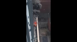 Shocking Toronto building fire on third floor balcony amid COVID-19 lockdown