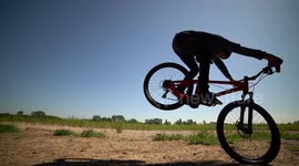 Cool Mountain Bike trick in Slowmotion!