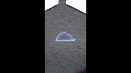 Clap for keyworkers lasershow