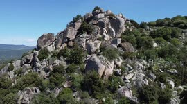 Montagne nel centro Sardegna
