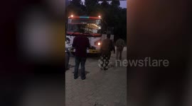 Stranded students return home after prolonged wait in northern India