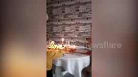 UK kids transform kitchen into restaurant for parent's anniversary during COVID-19 lockdown