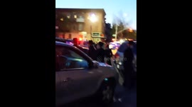 NYPD disperse large crowds at Hasidic funeral in Williamsburg during COVID-19 lockdown