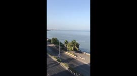 city at the bank of the sea - Marine Drive Mumbai Sea Coast