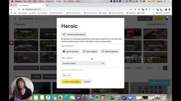How to manage your Newsflare video pitch subscriptions