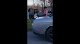 Four-year-old boy gets a birthday surprise from local police department in Canada