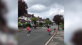 An inspiring personal trainer is curing lockdown boredom with neighbourhood workouts designed to lift spirits and bring her community together