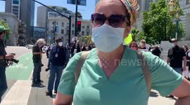 San Francisco nurses are on both sides of the stay-at-home protests