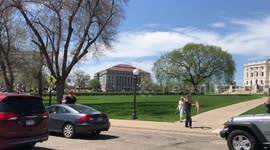 Operation Gridlock Protesters in Front of the Minnesota State Capitol