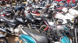 Police release vehicles seized during the COVID-19 lockdown in southern India