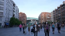 Spaniards allowed out for the first time in almost 50 days