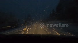 Watch as May blizzards strike in northern Sweden #1 of 3