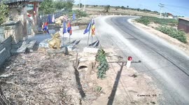 CCTV captures two motorcycle accidents in two days at road danger spot