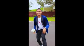 Magician Jumps Inside IPHONE Magic Trick !!