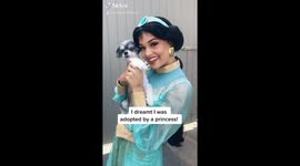 ADOPTED BY JASMINE AND ALADDIN!
