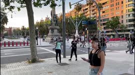 Life slowly returns to Barcelona