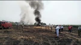 India Air Force Fighter Aircraft Crashes In Punjab's Hoshiarpur, Pilot Ejects Safely