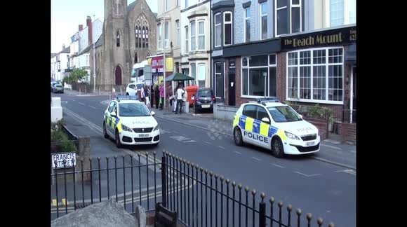 police take view on social distancing in blackpool