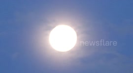 Amanecer con Superluna