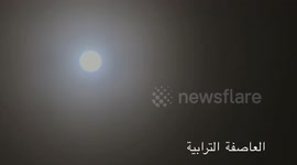 Dust storm over Egypt