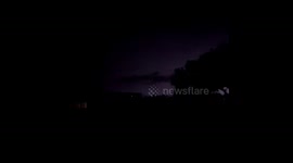 Lightning in the Rennes sky