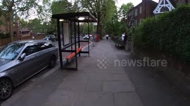 Tribute to National Health Service in London