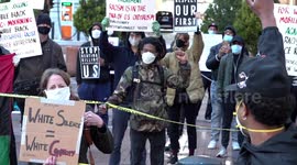 Protesters gather despite orders to socially distance in NYC to racial justice after Ahmaud Arbery's death