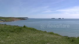 Cruise ships in Carnival Group anchor in Weymouth Bay on day redundancies are announced.