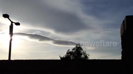 Angel wings in the sky