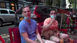 Popular NYC restaurant reopens with outdoor seating for social distancing